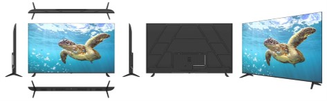 مواصفات تلفزيون QLED - 75&quot; T2+Android13+Bluetooth